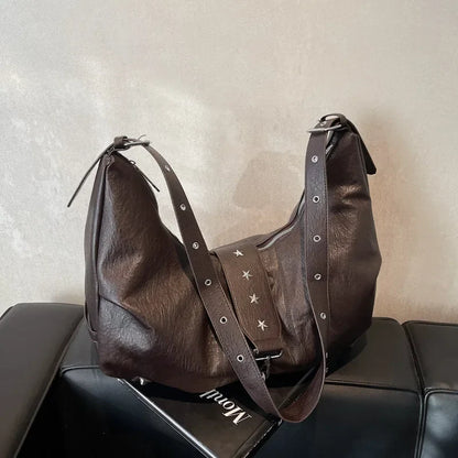 VANDEN - Sac à Main Besace de Cours en Cuir