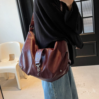 VANDEN - Sac à Main Besace de Cours en Cuir