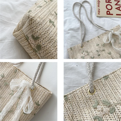 ANNA - Sac à Main Cabas Tissé