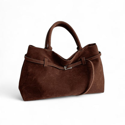 CARA - Sac à Main à Bandoulière en Daim