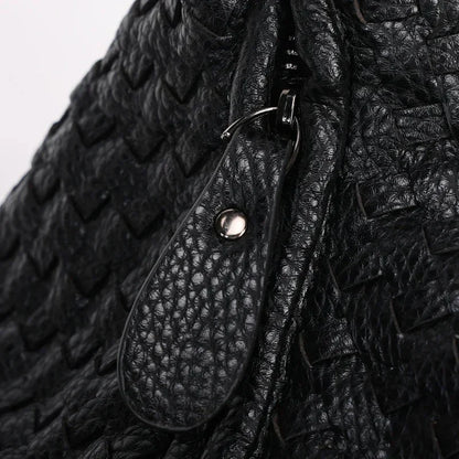 CLARA - Grand Sac à Main Tendance Tissé en Cuir