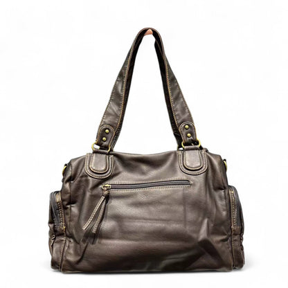 LILIA - Sac à Main en Cuir Vintage Multi-poches