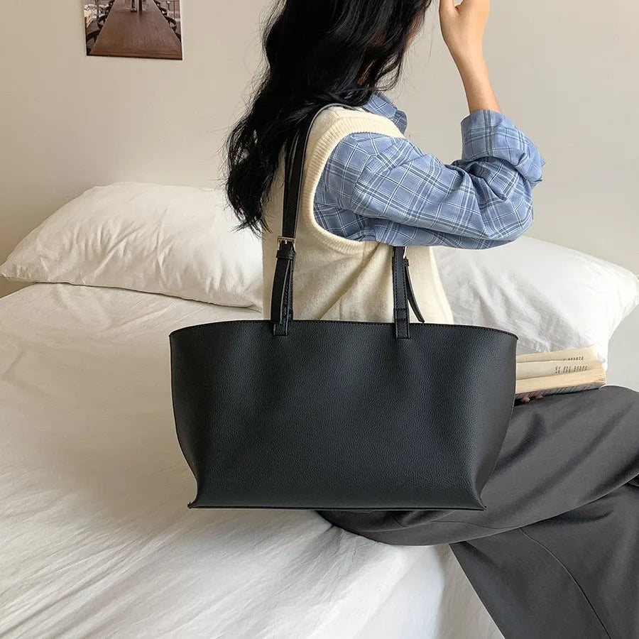 EDEN - Grand Sac à Main en Cuir Lisse