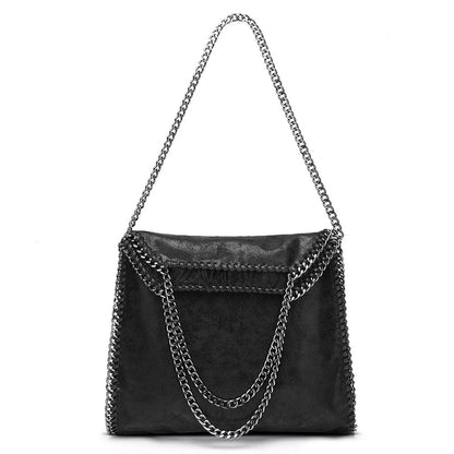 KONIE - Sac à Main en Cuir Souple avec Bandoulière à Chaîne