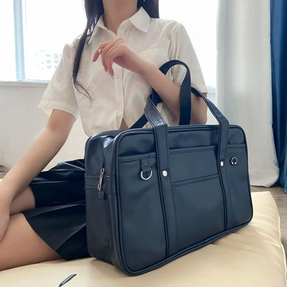 MIRIADE - Sac à Main de Cours en Cuir Lisse