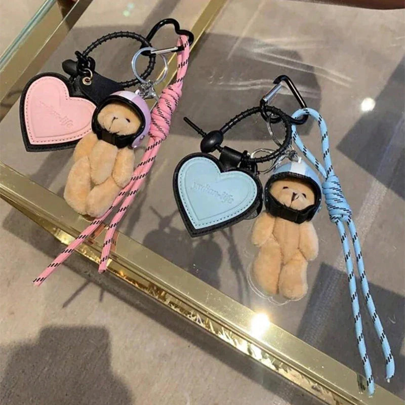 Porte-Clés en Ours en Peluche