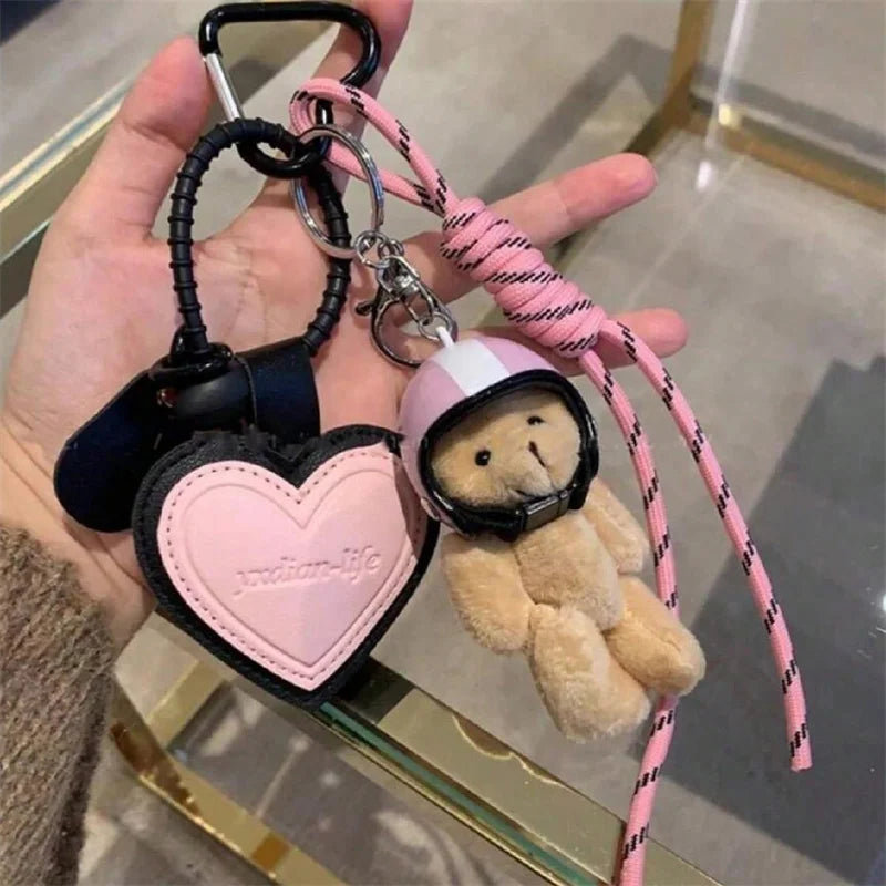 Porte-Clés en Ours en Peluche