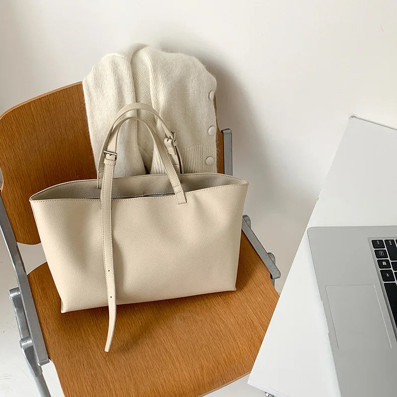 EDEN - Grand Sac à Main en Cuir Lisse