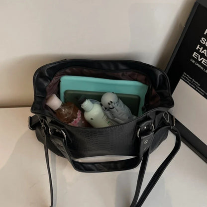 RUBI - Sac à Main de Cours en Cuir Écaillé