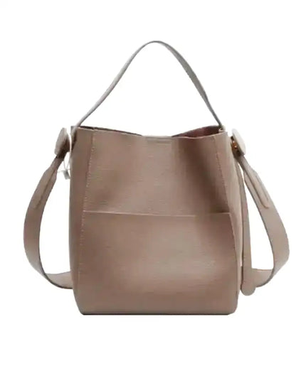 CAMILLE - Grand Sac à Main Bandoulière Cuir Souple Grainé