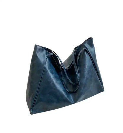 DALIA - Sac a Main Bandouliere en Cuir Tendance Café