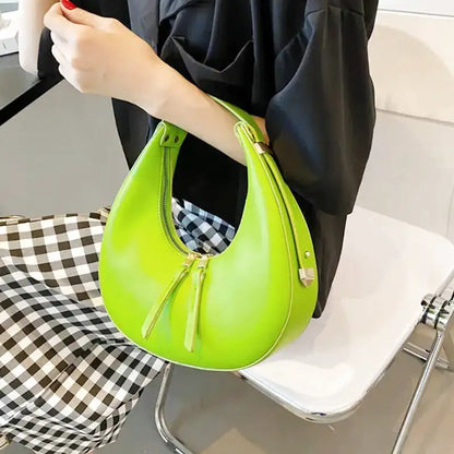 ÉLODIE - Petit Sac à Main Demi Lune