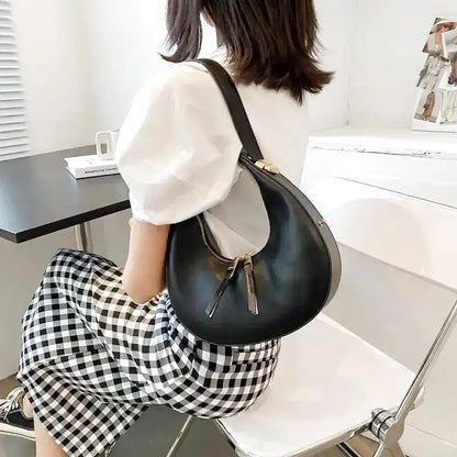 ÉLODIE - Petit Sac à Main Demi Lune