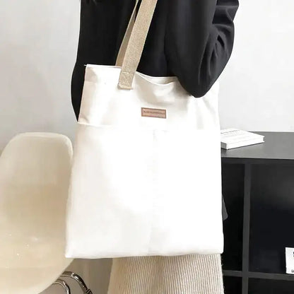 MARTINA - Sac à Main Cabas en Tissu Rigide
