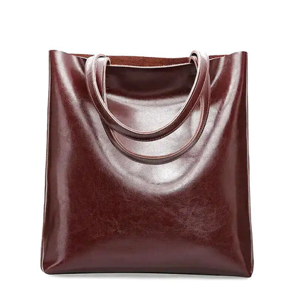 MATIDLE - Sac à Main de Cours en Cuir Rétro