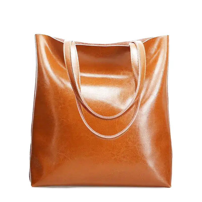 MATIDLE - Sac à Main de Cours en Cuir Rétro