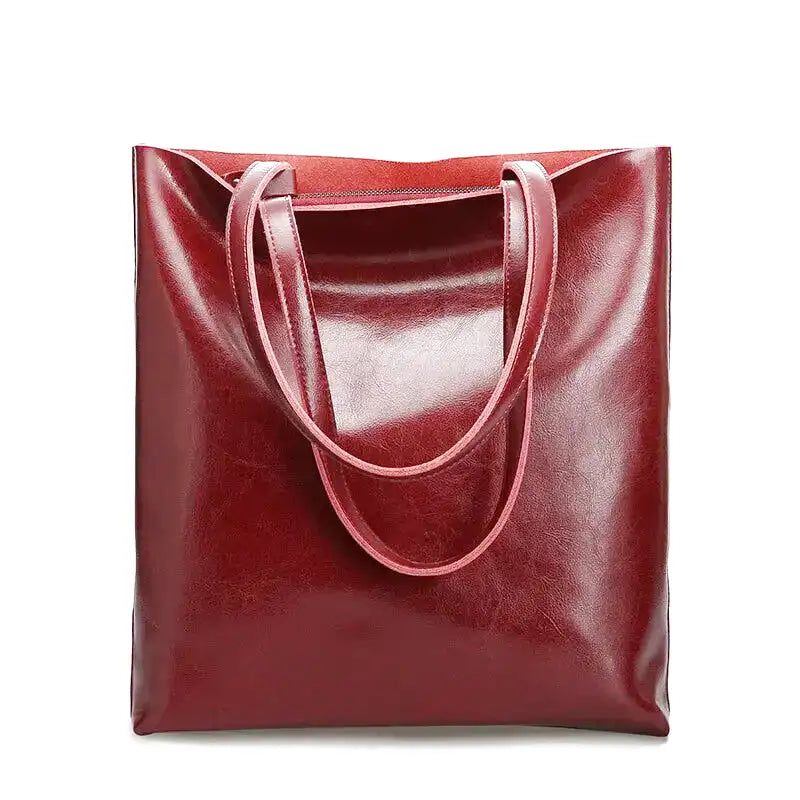MATIDLE - Sac à Main de Cours en Cuir Rétro