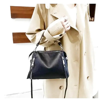 SOFIA - Sac à Main Bandoulière en Cuir Grainé